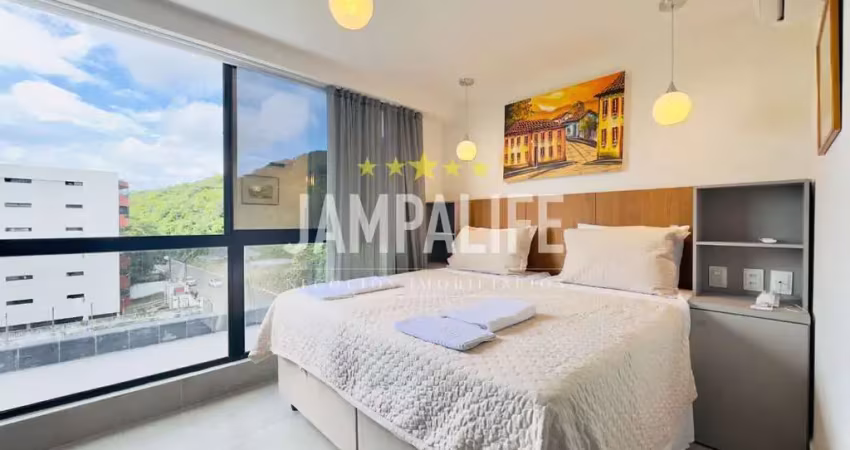 Flat com 1 quarto à venda no Cabo Branco, João Pessoa 