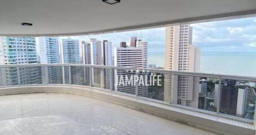 Apartamento com 5 dormitórios à venda, 332 m² por R$ 4.243.000,00 - Altiplano Cabo Branco - João Pessoa/PB