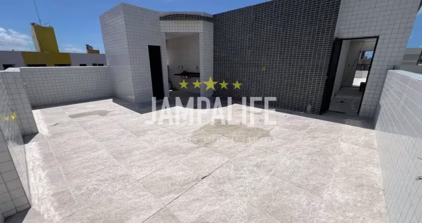Cobertura com 3 dormitórios à venda, 100 m² por r$ 390.000,00 - aeroclube - joão pessoa/pb