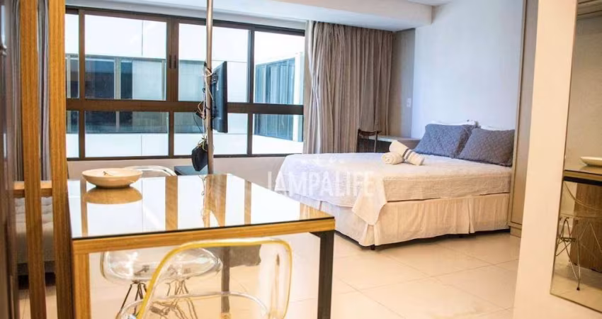 Flat com 2 dormitórios à venda, 33 m² por R$ 680.000,00 - Tambaú - João Pessoa/PB