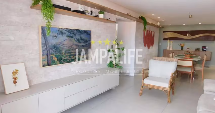 Apartamento com 3 dormitórios à venda, 177 m² por r$ 899.000,00 - camboinha - cabedelo/pb