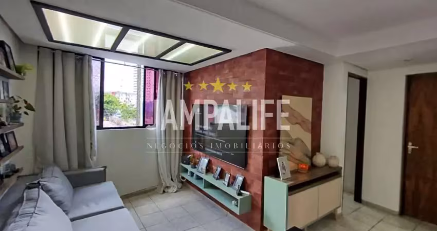 Apartamento com 2 dormitórios à venda, 61 m² por r$ 360.000,00 - aeroclube - joão pessoa/pb