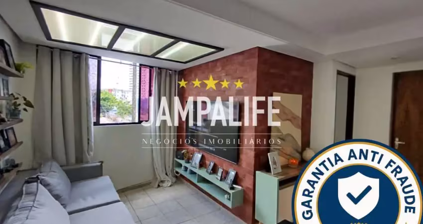 Apartamento com 2 dormitórios à venda, 61 m² por r$ 360.000,00 - aeroclube - joão pessoa/pb