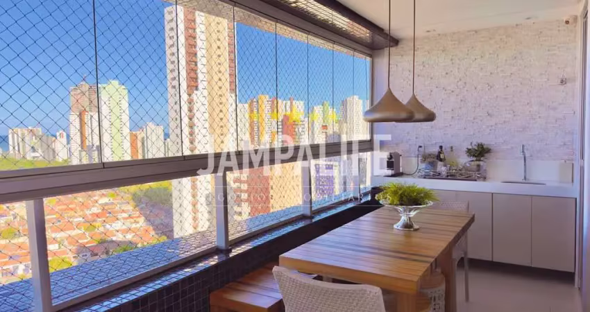 Incrível apartamento no brisamar ii  andar alto e vista linda!
