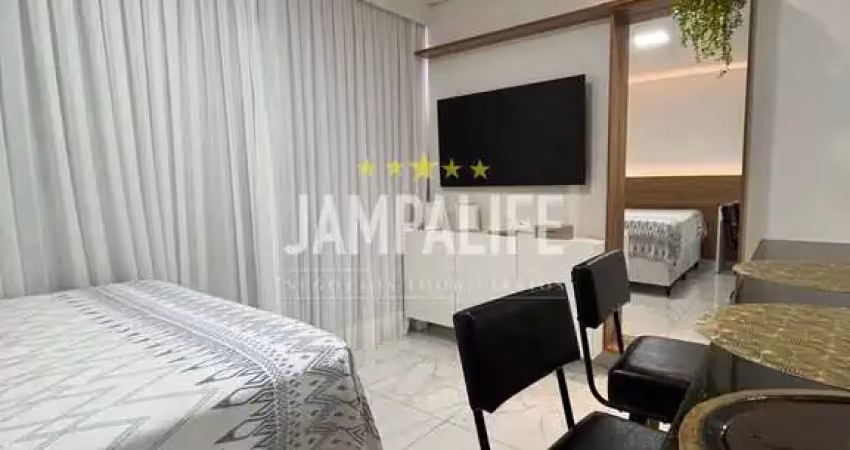 Studio porteira fechada com 28m² e 1 vaga privativa, r$190.000,00 - jardim cidade universitária, joão pessoa/pb