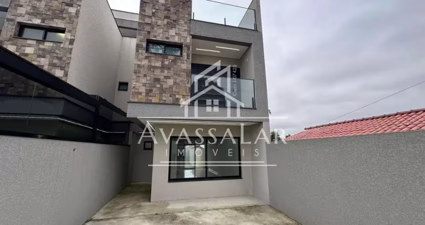 Sobrado com 3 dormitórios à venda, xaxim, curitiba - pr
