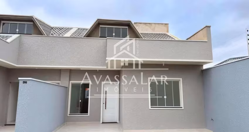 Casas com 3 dormitórios sendo 1 amplo com suíte, sítio cercado, curitiba - pr