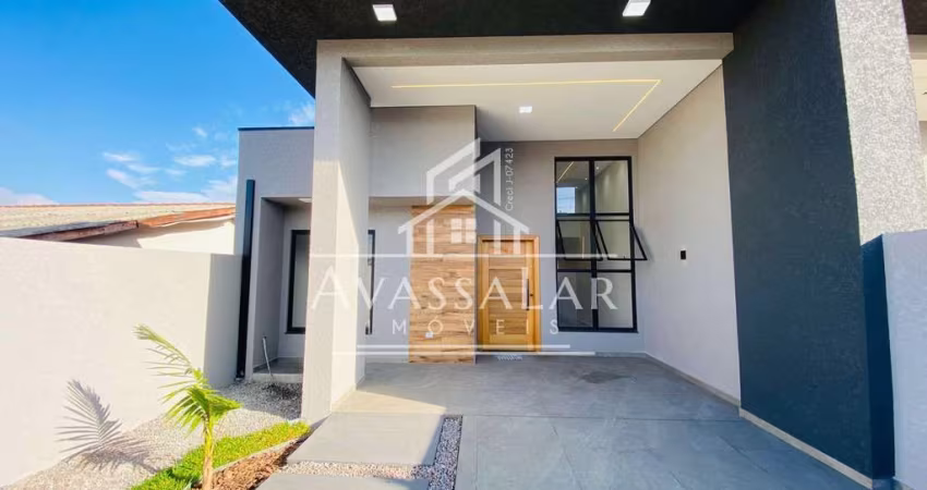 CASA ALTO PADRÃO 3 DORMITORIOS COM SUITE ,2 VAGAS DE GARAGEM ,BAIRRO EUCALIPTO FAZENDA RIO GRANDE