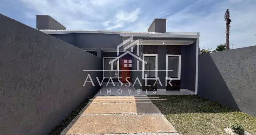 Casa com 3 quartos, e espaço gourmet, no bairro estados em fazenda rio grande- pr