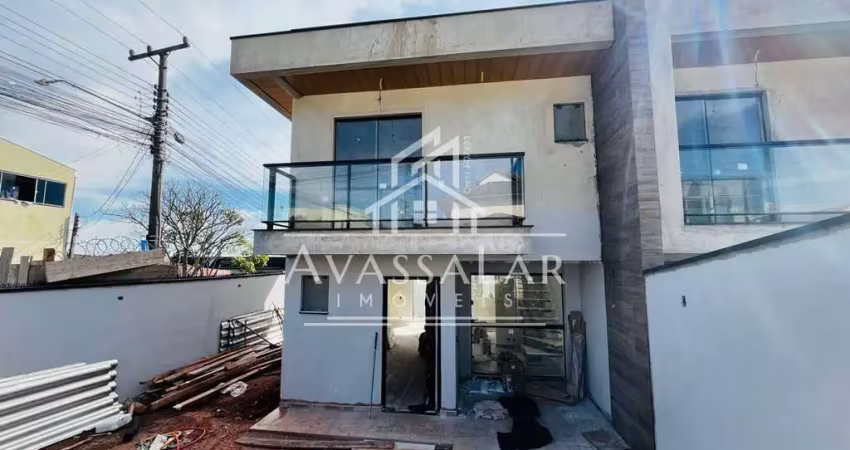 Sobrado de alto padrão com 3 quartos, no bairro alto boqueirão, curitiba- pr