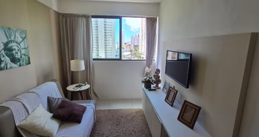 Apartamento Mobiliado para Aluguel em Boa Viagem – 1 Quarto, Lazer Completo