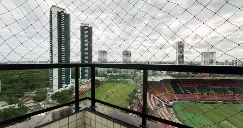 Apartamento 4 Quartos (3 Suítes) com Vista Panorâmica e Mobiliado – Ilha do Retiro
