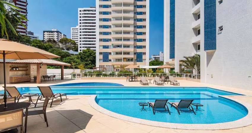 Apartamento para venda em salvador, cidade jardim, 3 dormitórios, 2 suítes, 3 banheiros, 2 vagas