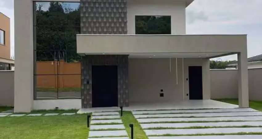 Casa em condomínio para venda em camaçari, alphaville (abrantes), 4 dormitórios, 4 suítes, 5 banheiros, 4 vagas