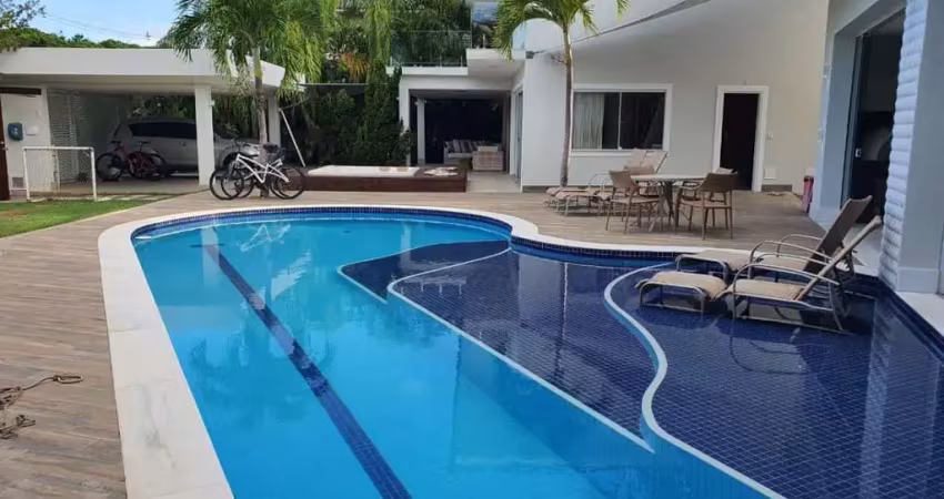 Casa em condomínio para venda em camaçari, alphaville (abrantes), 4 dormitórios, 4 suítes, 5 banheiros, 4 vagas