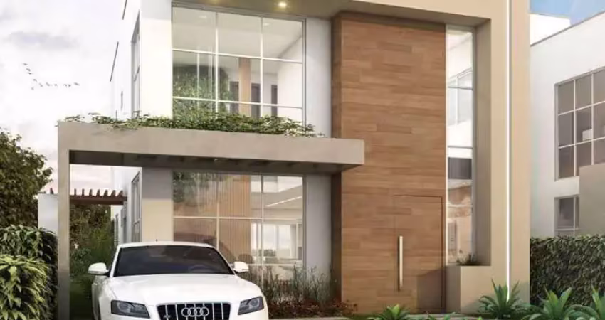 Casa em condomínio para venda em camaçari, barra do jacuípe (monte gordo), 4 dormitórios, 4 suítes, 5 banheiros, 1 vaga