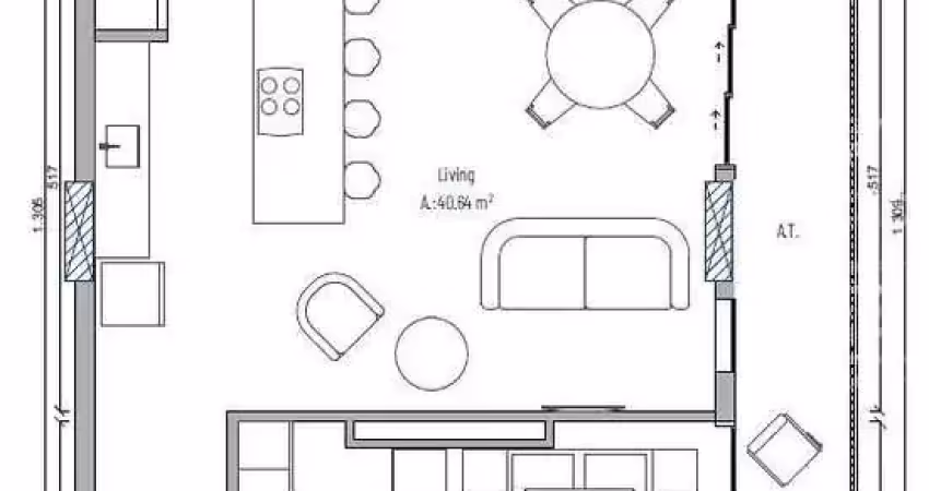 Apartamento com 1 quarto à venda no Centro, Porto Belo 