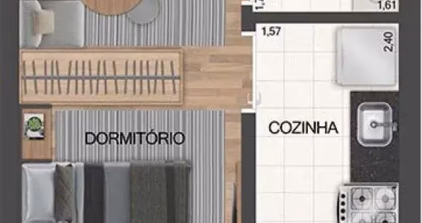 Apartamento com 1 quarto à venda na Rua Vinte e Oito de Setembro, Ipiranga, São Paulo