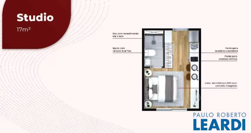 Apartamento com 1 quarto à venda na Rua João Alfredo, Santo Amaro, São Paulo