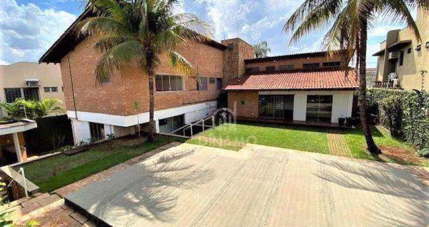 Casa com 5 dormitórios para alugar, 420 m² por R$ 18.570,22/mês - Alto da Boa Vista - Ribeirão Preto/SP