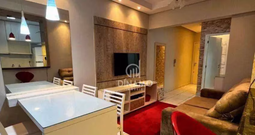 Apartamento com 1 dormitório para alugar, 46 m² - nova aliança - ribeirão preto/sp