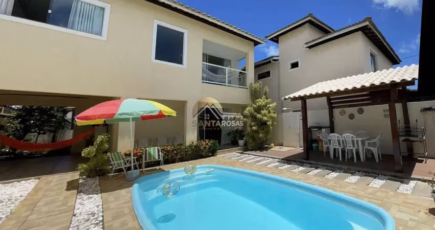 Casa duplex nascente em condomínio fechado, 300 m², 4 quartos (2 suítes), área gourmet  com piscina
