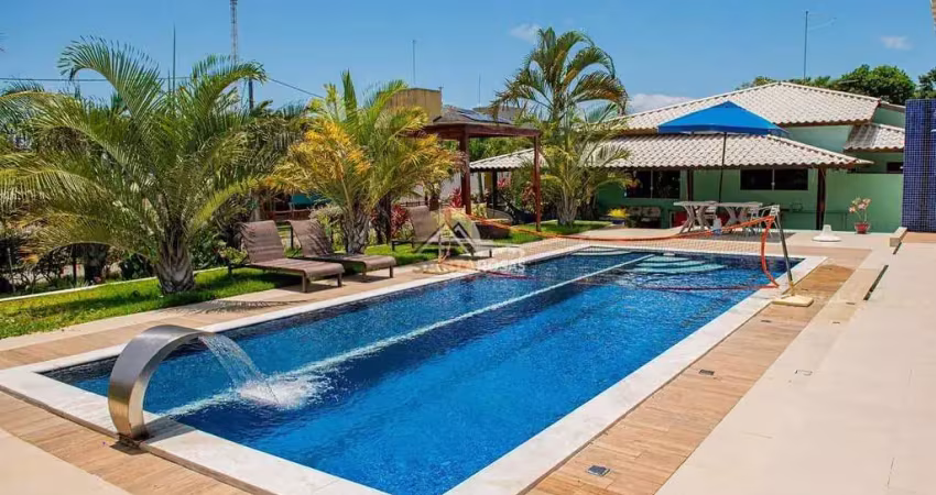 EXCLUSIVIDADE  EM BARRA DO JACUÍPE - LINHA VERDE: CASA TÉRREA 800m² COM MARINA PRIVADA – ENTREGA PO