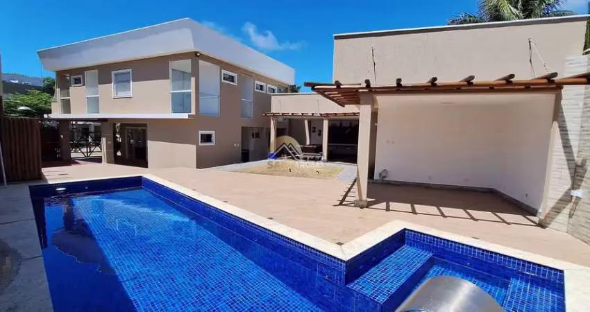 Alugo casa de luxo nascente em condomínio fechado, 539m², 6 suítes com closet, piscina, área gourme