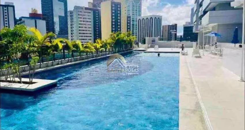 Alugo apartamento nascente mobiliado no caminho das árvores – varanda, 2 quartos e lazer de resort
