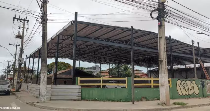Galpão para locação em rio das ostras, enseada, 2 banheiros, 9 vagas