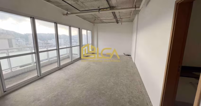 Barão Office - Sala comercial a venda, Encruzilhada, Santos | Andar alto
