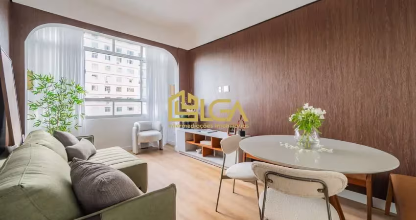 Apartamento vista mar, a venda, porteira fechada - josé menino - santos