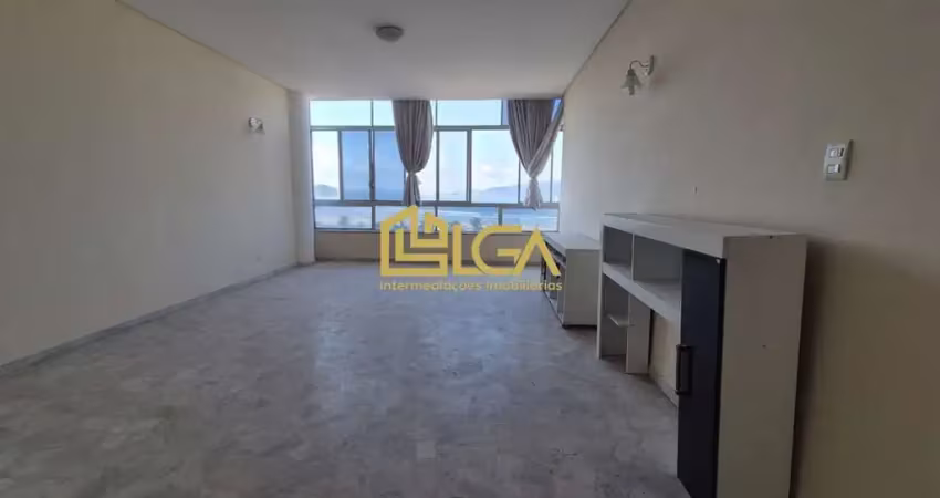 Excelente apartamento com 158 m² no itararé -são vicente com 'vista mar'
