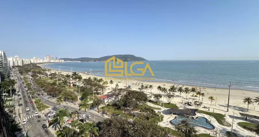 Apartamento frente mar a venda - boqueirão - santos