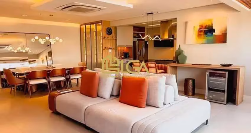 Apartamento 3 suítes, 238m², vista mar e varanda gourmet – embaré, santos