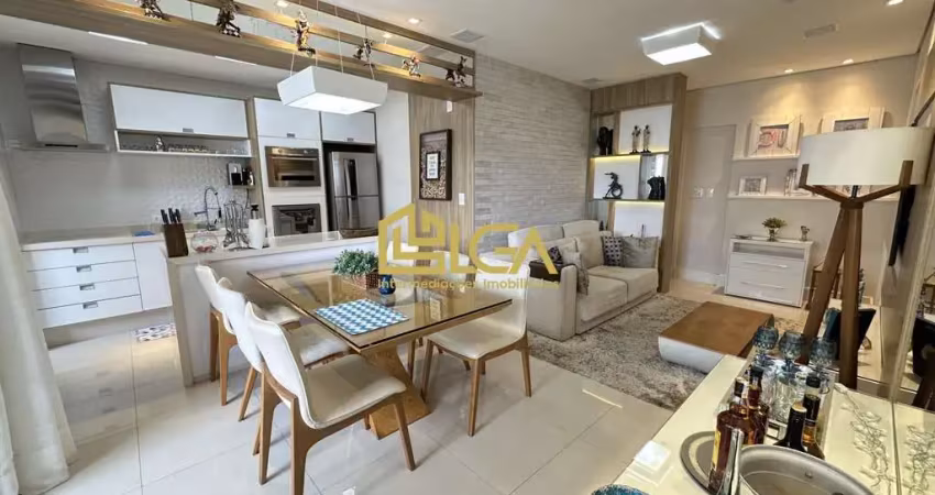 Apartamento 1 suíte, 65m², decorado e porteira fechada – pompéia, santos