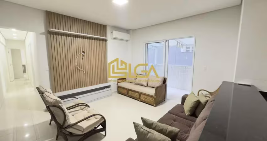 Apartamento garden 3 dorms, 125m² com espaço gourmet – josé menino, santos