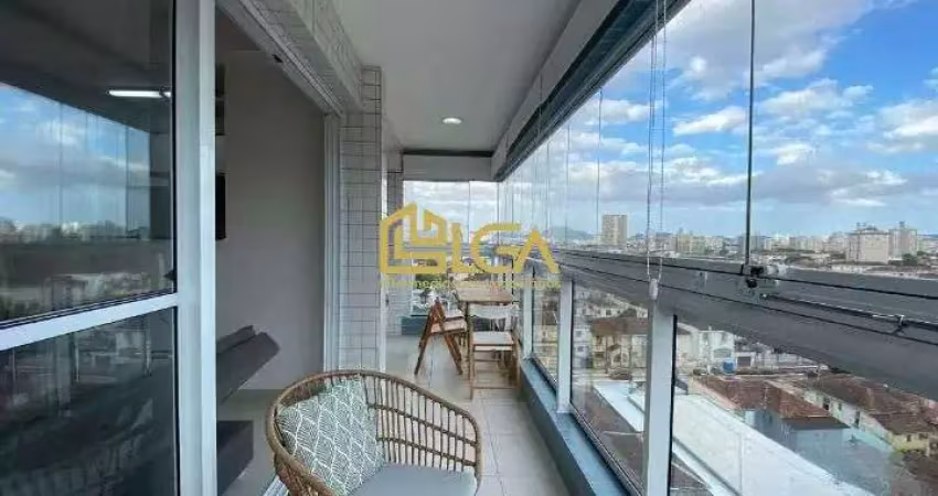 Excelente apartamento de 1 dormitório com ampla área de lazer - boqueirão!