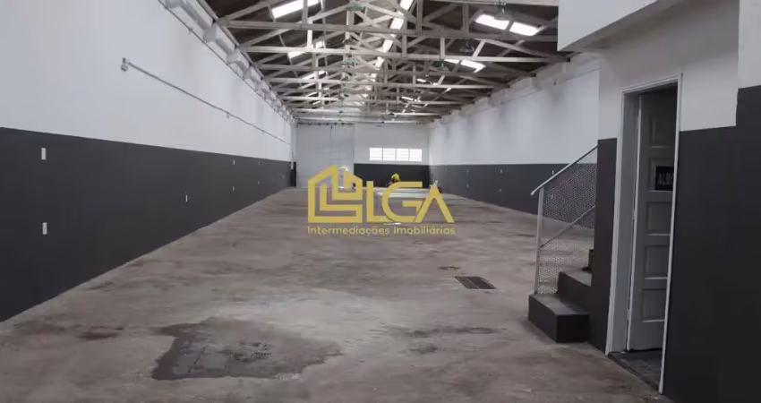 Armazém 639m² com escritórios para locação – campos melo, santos