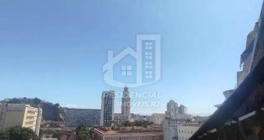 Apartamento tipo cobertura venda 71m² varandão 2quartos centro rj
