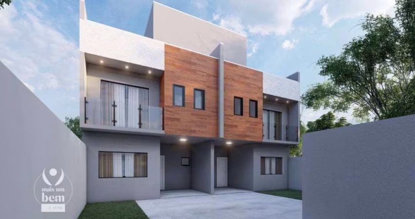 Sobrado com 3 dormitórios à venda, 143 m² por R$ 890.000,00 - Boa Vista - Curitiba/PR