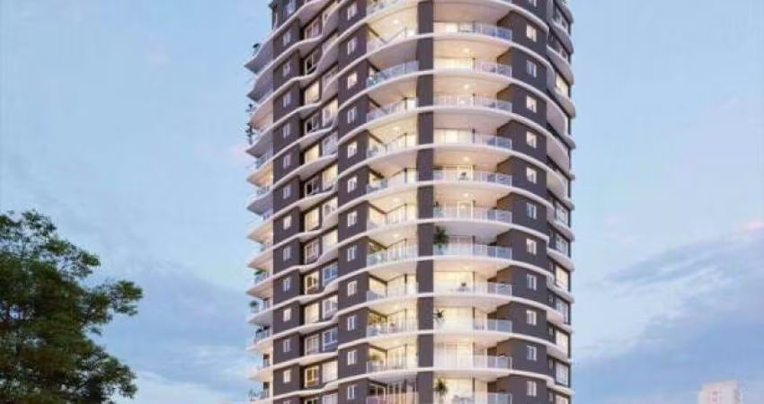 Apartamento alto padrão, sacada com churrasqueira, lavabo, 2 vagas de garagem à venda, 124 m² por R$ 1.151.358,60 - Cristo Rei - Curitiba/PR