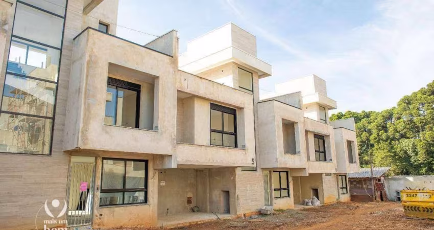 Sobrado com 167 m², 3 suítes, 2 vagas de garagem à venda por R$  1.601.044,53 - Santa Felicidade - Curitiba/PR