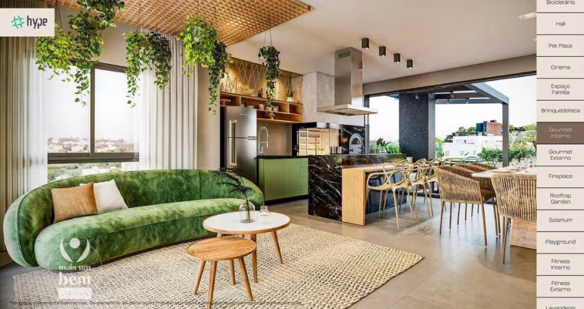 Apartamento Garden com 2 quartos sendo 1 suíte à venda, 58 m² por R$ 628.900 - Bacacheri - Curitiba/PR