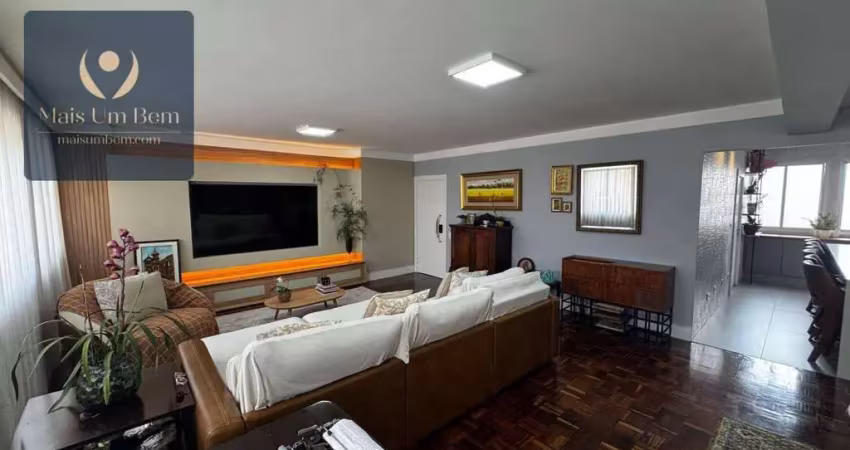 Apartamento mobiliado recém reformado com 2 quartos, portaria 24h à venda, 140 m² por r$ 1.200.000 - centro - curitiba/pr