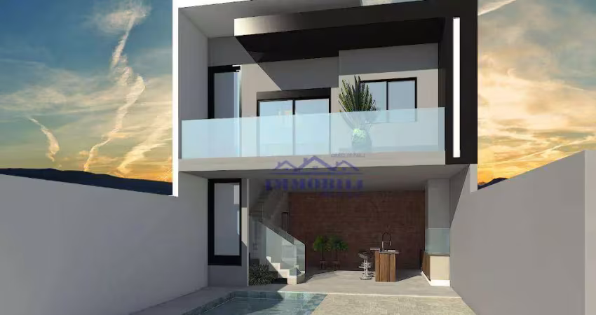 Casa com 3 dormitórios à venda, 153 m² por R$ 789.900,00 - Portal dos Pássaros - São José dos Campos/SP