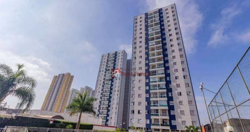 Apartamento com 3 dormitórios, 1 suite, 1 vaga, andar alto,  à venda, 78 m² por R$ 550.000 - Tatuapé - São Paulo/SP