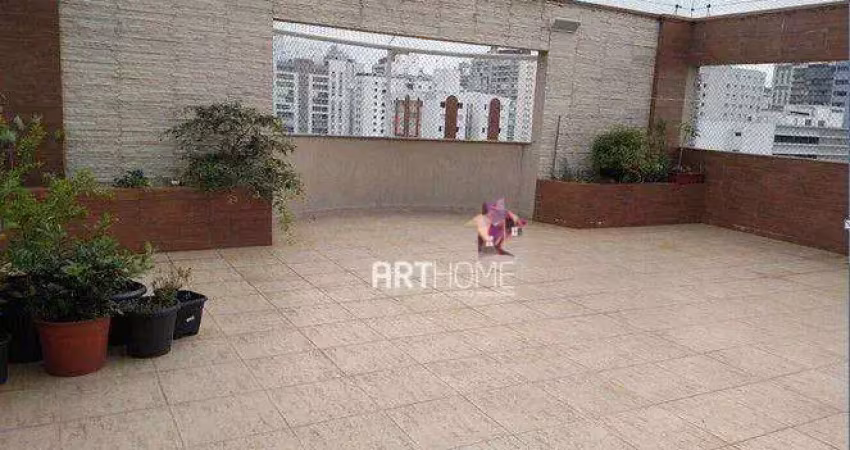 Cobertura Triplex moderna à venda com 290m²  com 3 quartos, sendo 3 suíte e cozinha planejada e 4 vagas em  São Caetano do Sul/SP