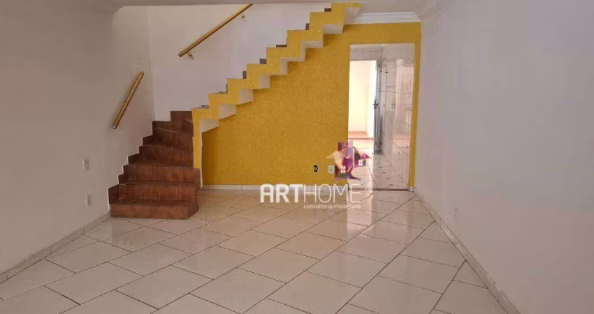Sobrado com 3 dormitórios para alugar, 144 m² por R$ 3.200,00/mês - Rudge Ramos - São Bernardo do Campo/SP