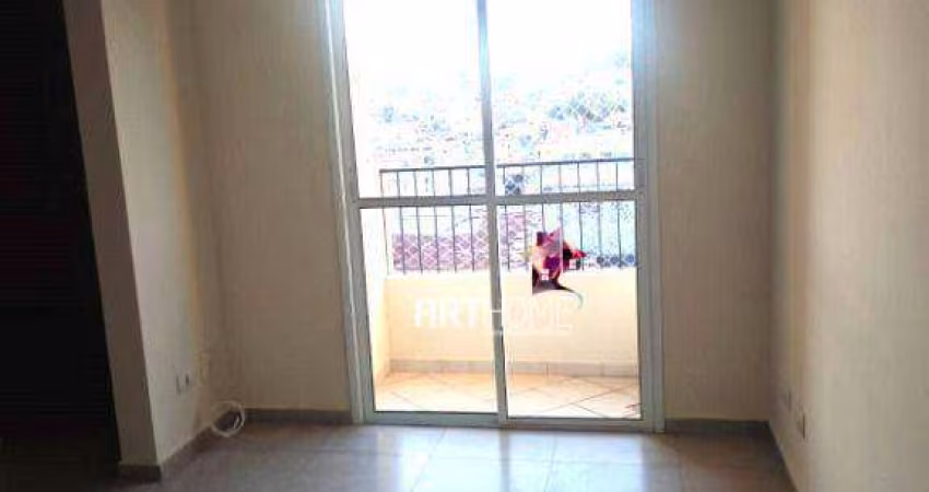 Apartamento com 2 dormitórios para alugar, 49 m² por R$ 2.200,00/mês - Vila Palmares - Santo André/SP